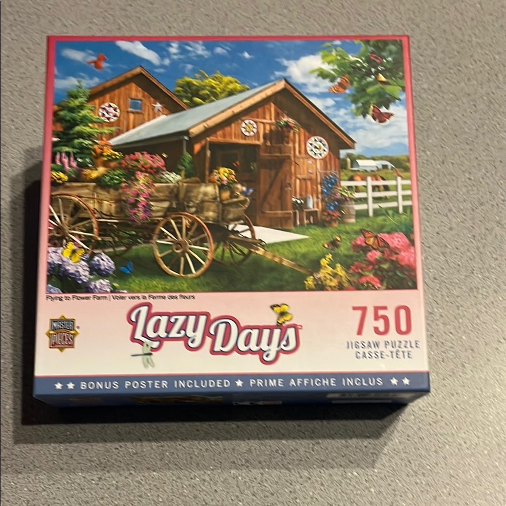 Lazy Days Jigsaw Puzzle - 750 Pieces - Colorful Farm Scene